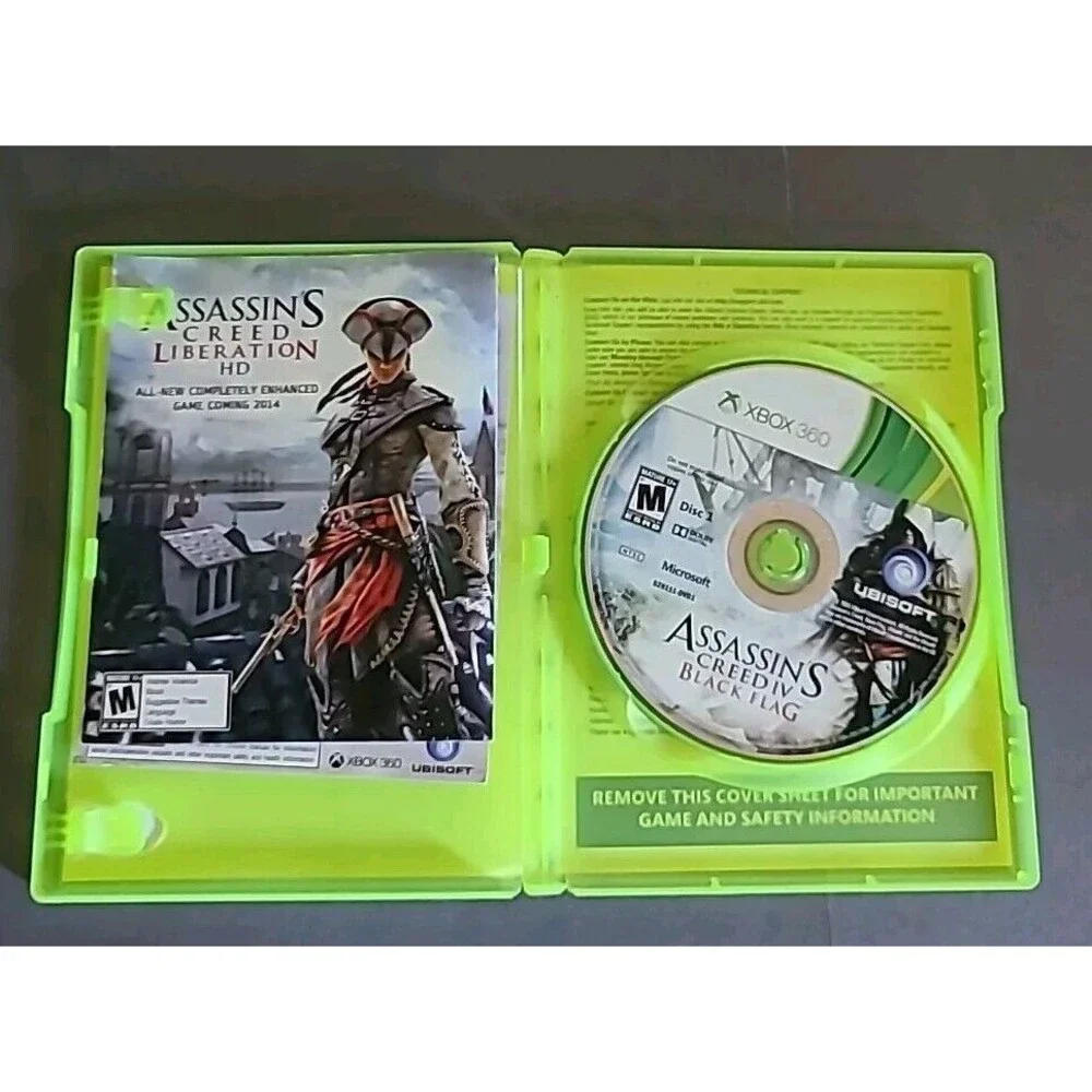 XBOX 360 Assassin's Creed IV: Black Flag Microsoft No Manual Tested